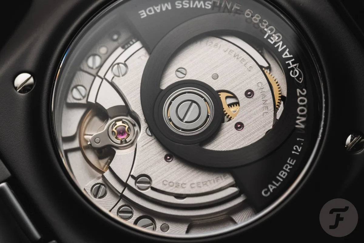 Chanel J12 Superleggera on wrist
