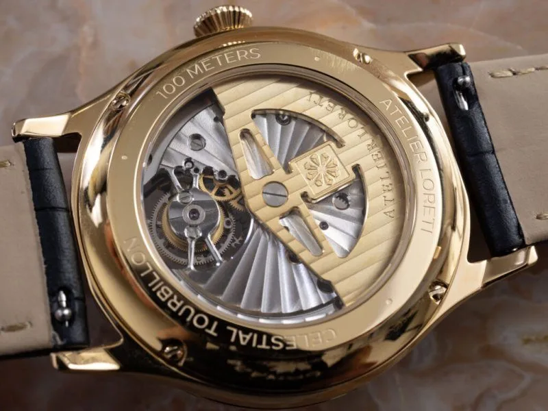 Case and design of the Celestial Tourbillon