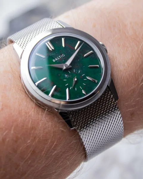 Baltic Prismic Stone watch with stone dial