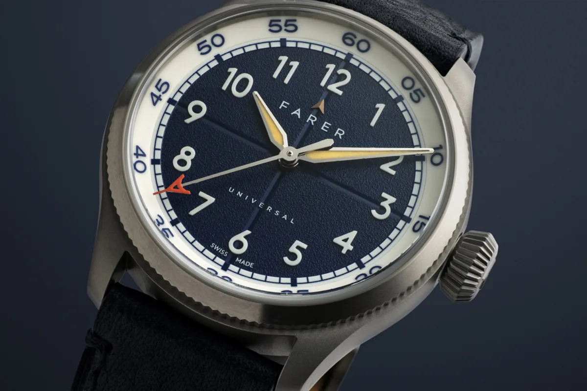 Farer Pilot Series II dial details