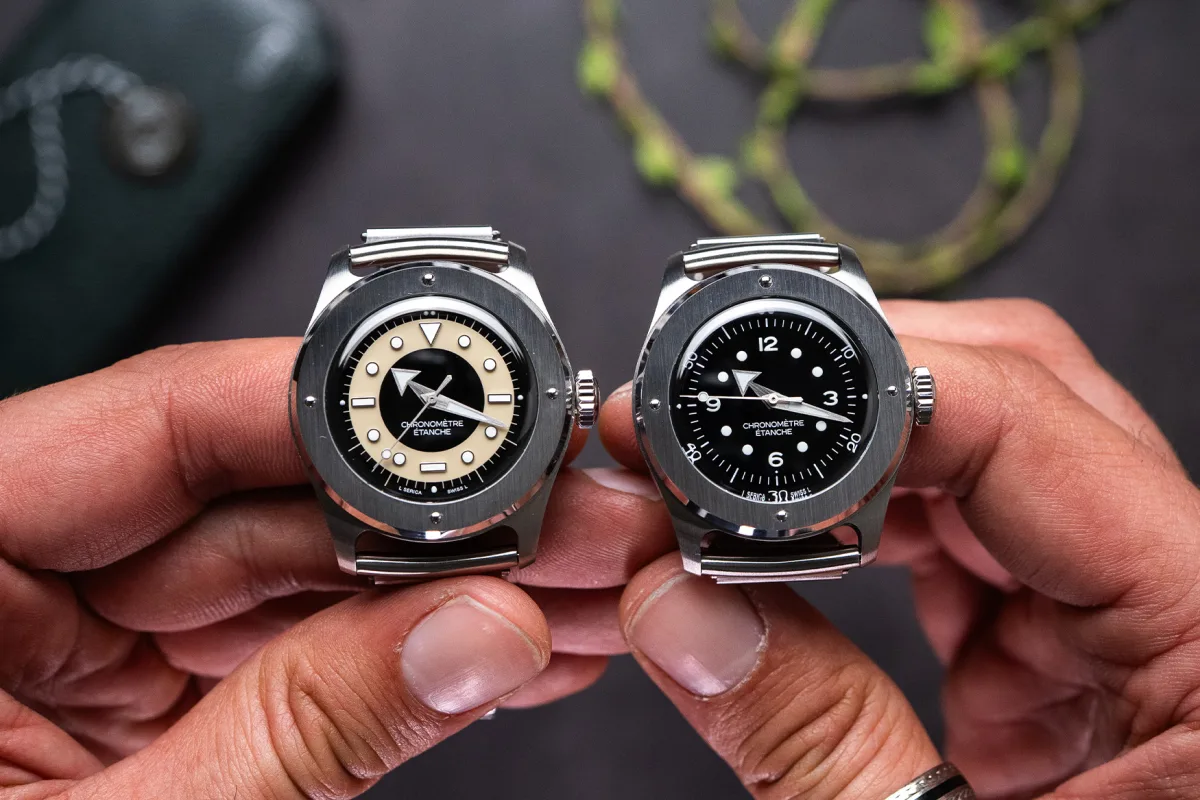 Serica Ref. 7505 Tuxedo dial design