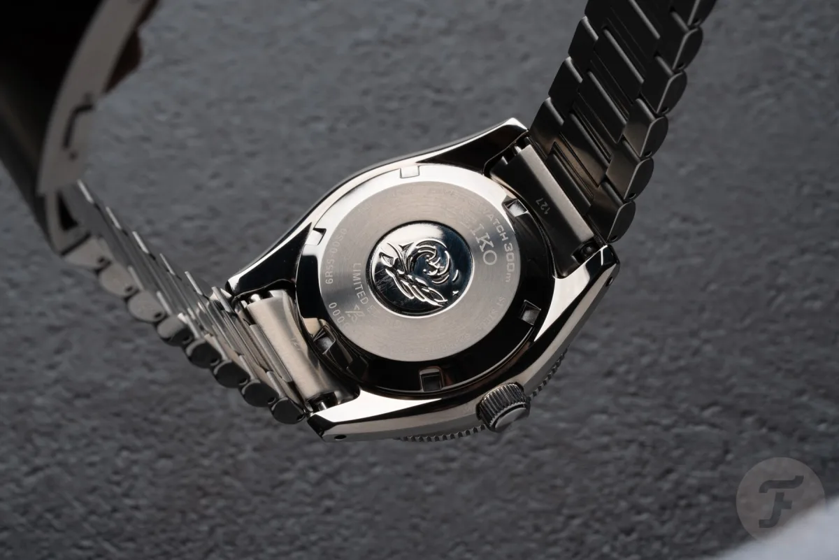 Detail of Seiko Prospex HBC005 dial