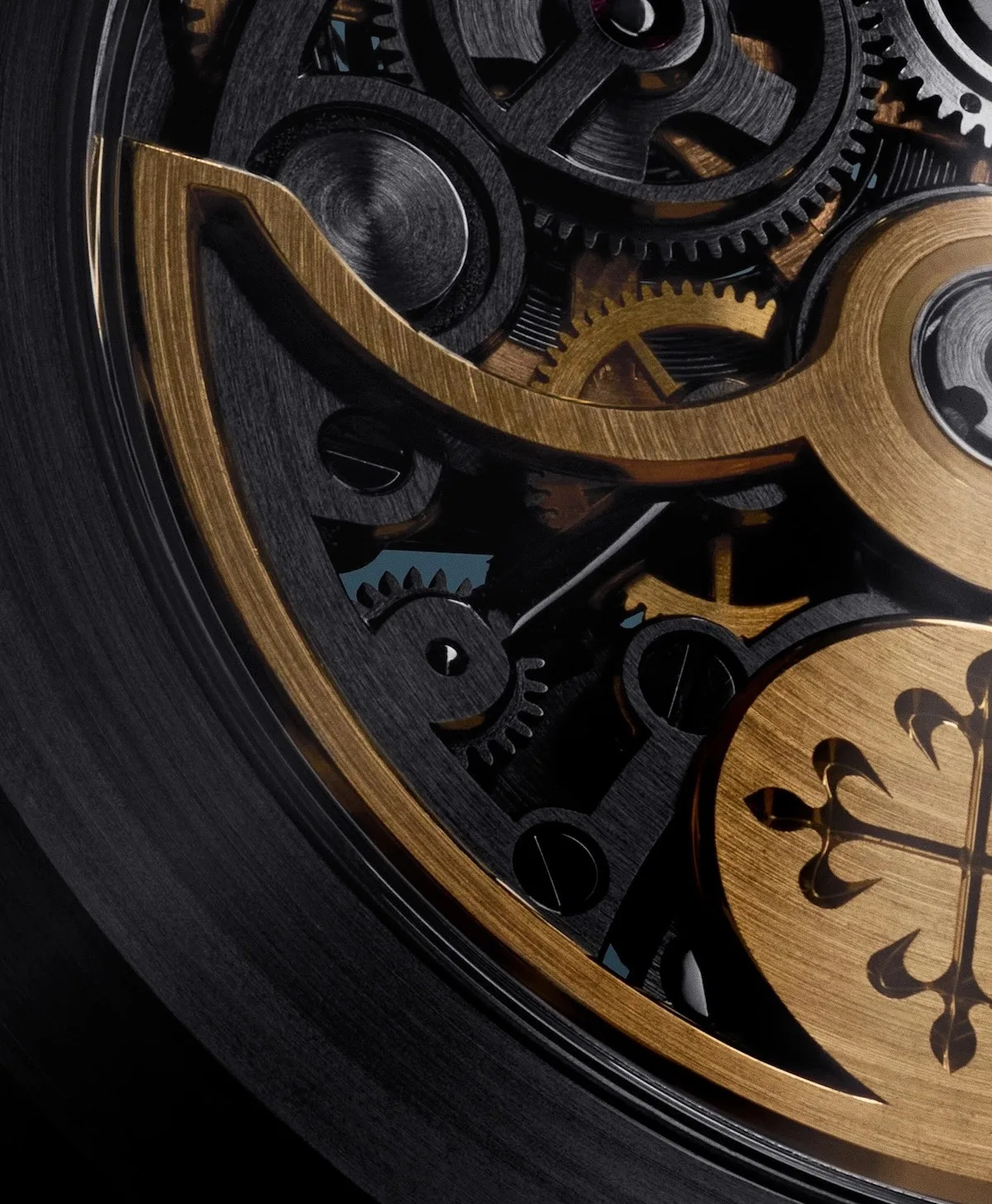Skeletonized Patek Philippe Aquanaut movement