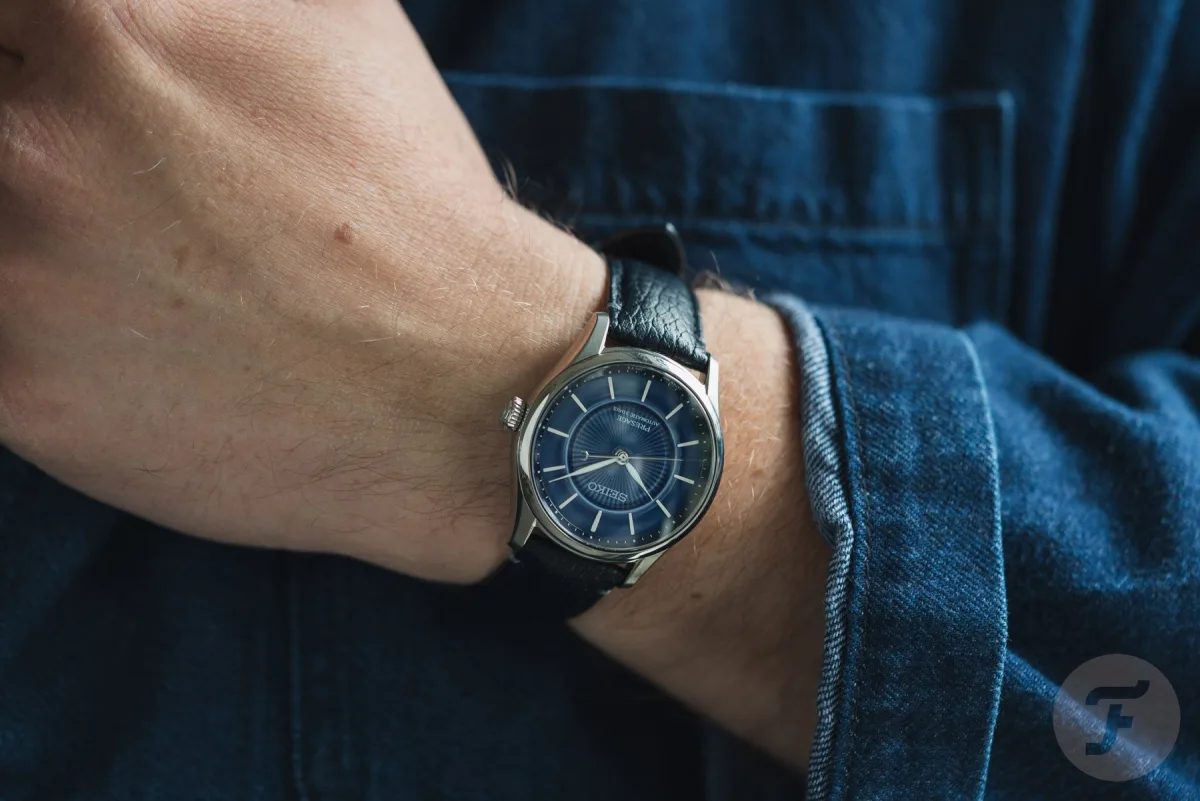 Artisans working on Arita porcelain dial for Seiko Presage