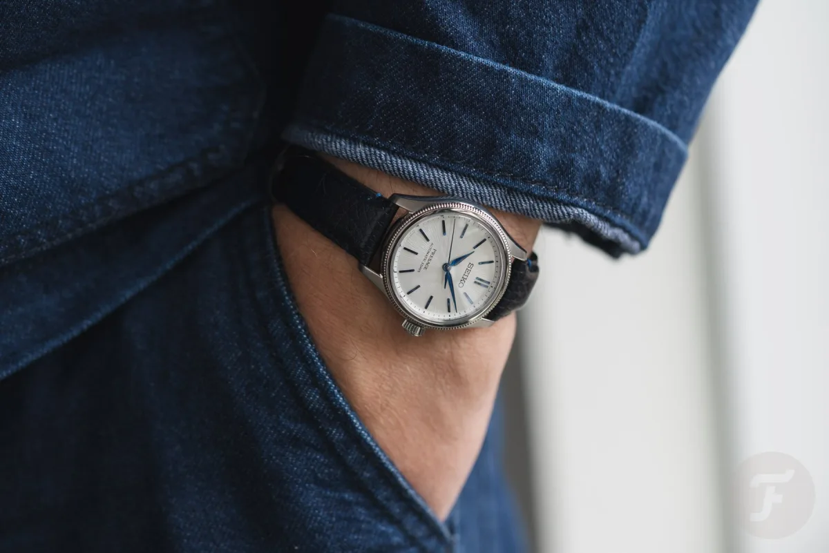 Seiko Presage HCC004 on a wrist