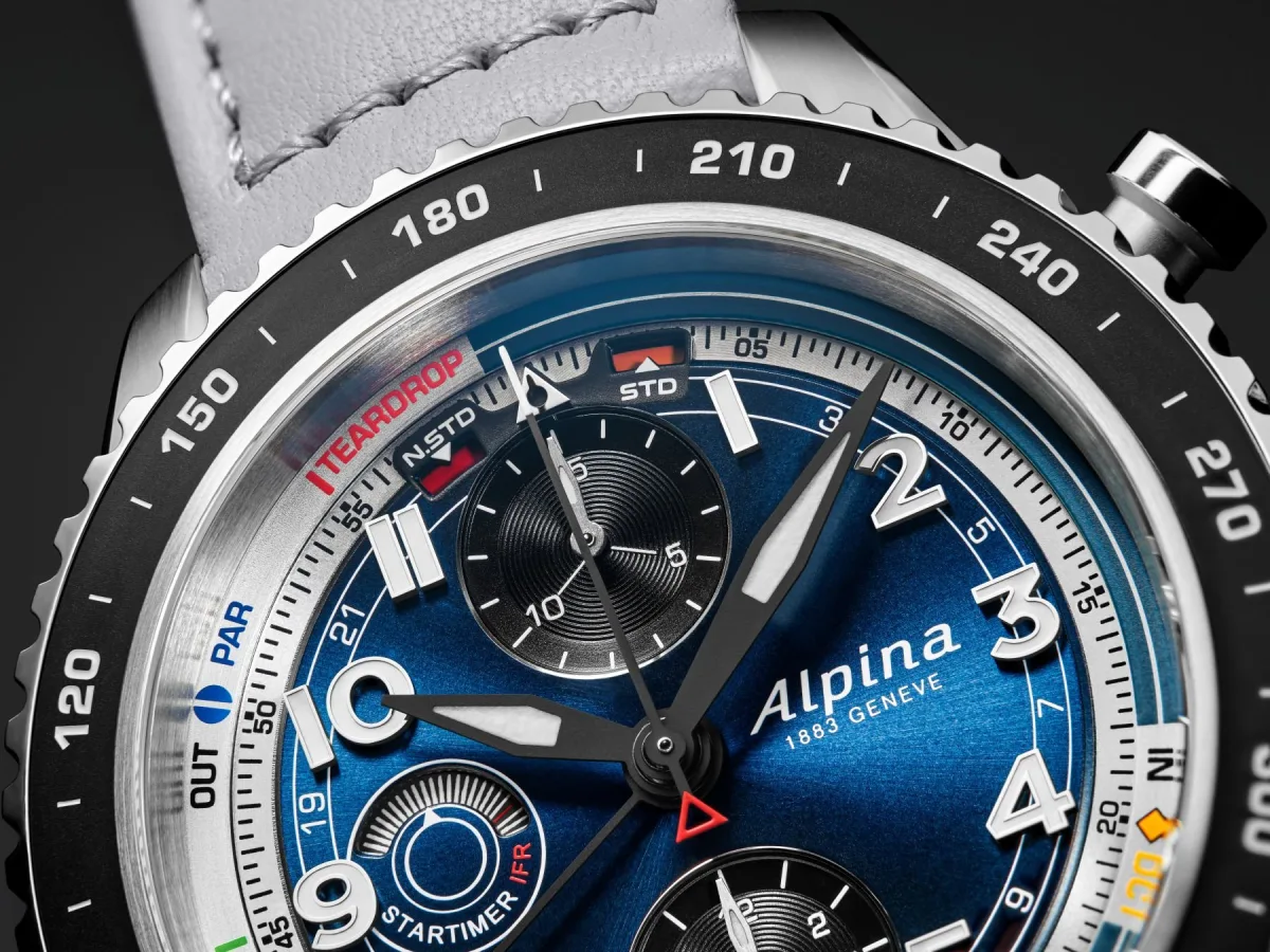 Watch Angels × Alpina Startimer Pilot Chronograph Automatic IFR watch face