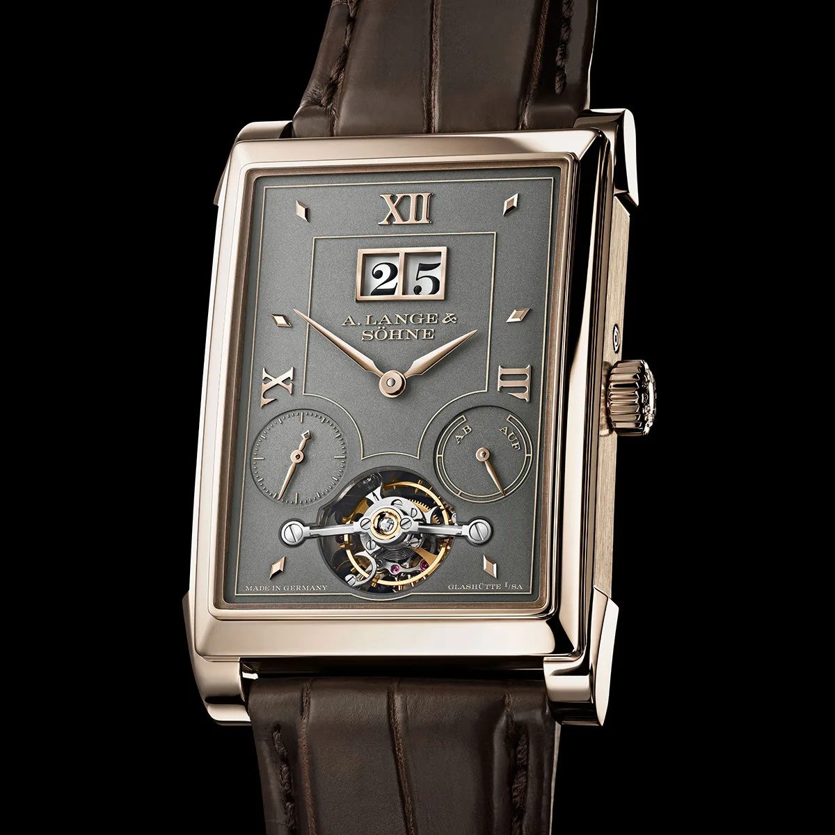 A. Lange & Söhne Cabaret Tourbillon Honeygold front view