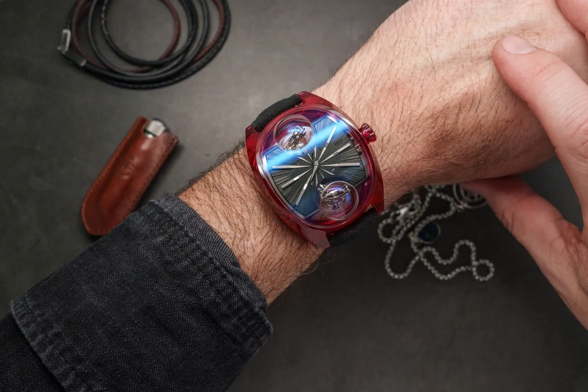 ArtyA Complexity showcasing dual tourbillons