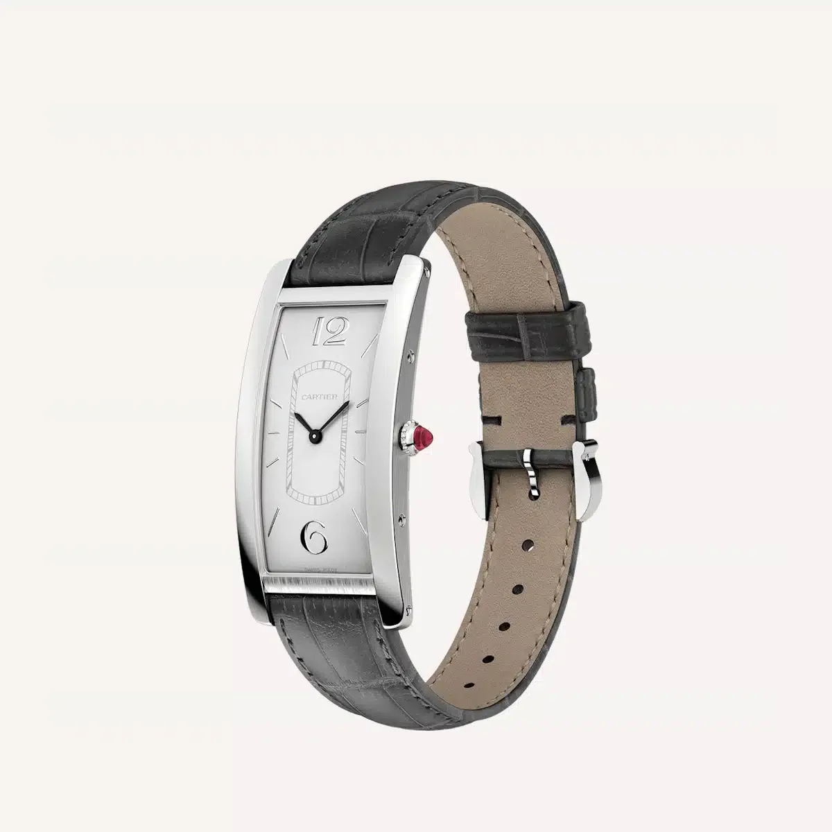 Cartier Tonneau Cintree with Roman numerals and sword hands