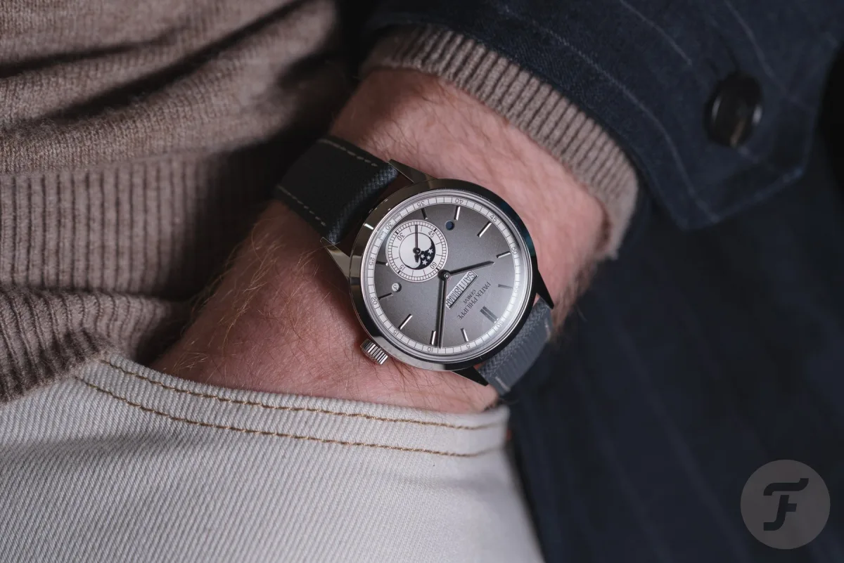 Wrist shot of Patek Philippe 5236P-011
