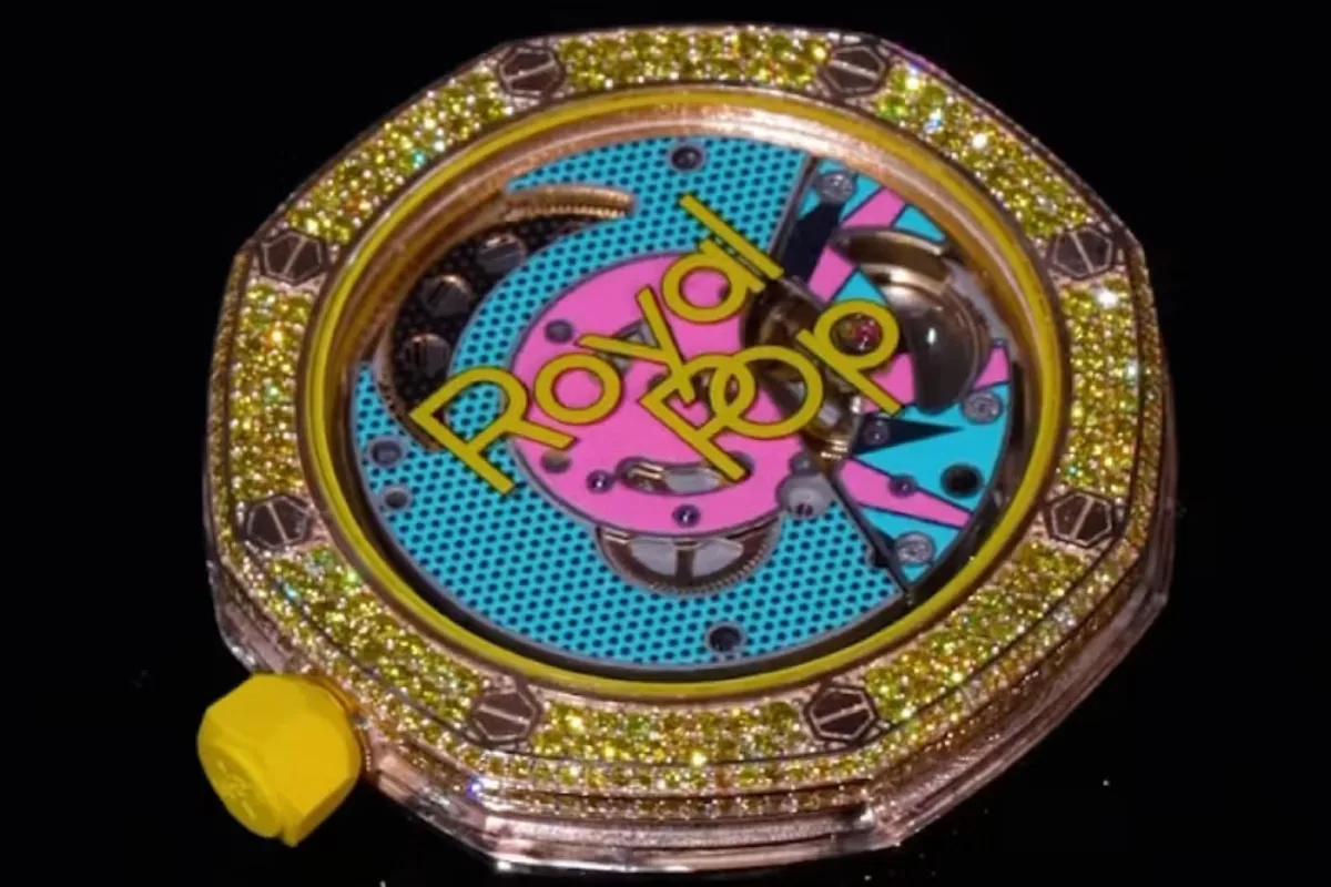 Exclusive Audemars Piguet x Swatch "Royal Pop" with diamonds