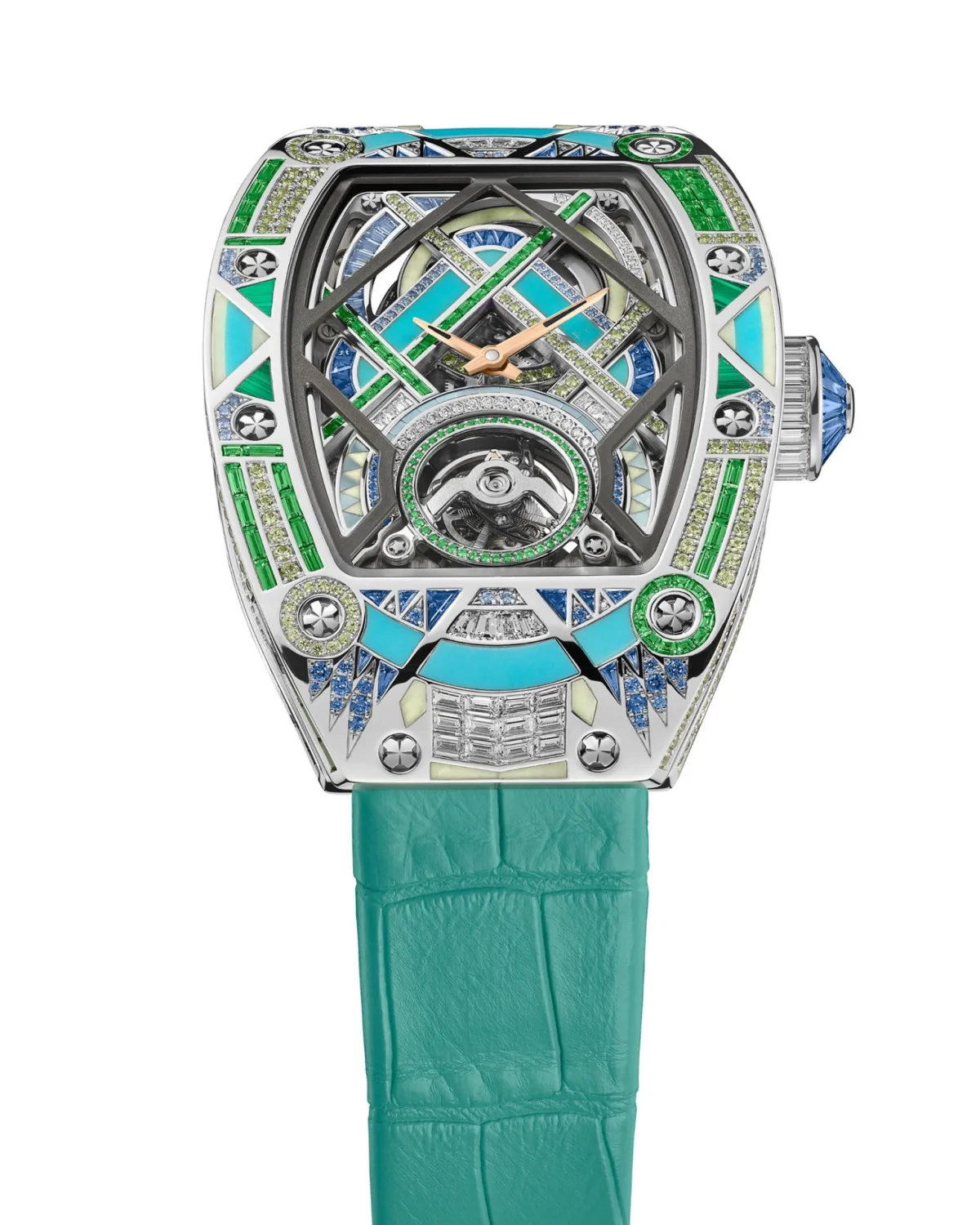 Richard Mille RM HJ-02 Automatic Tourbillon with gemstones