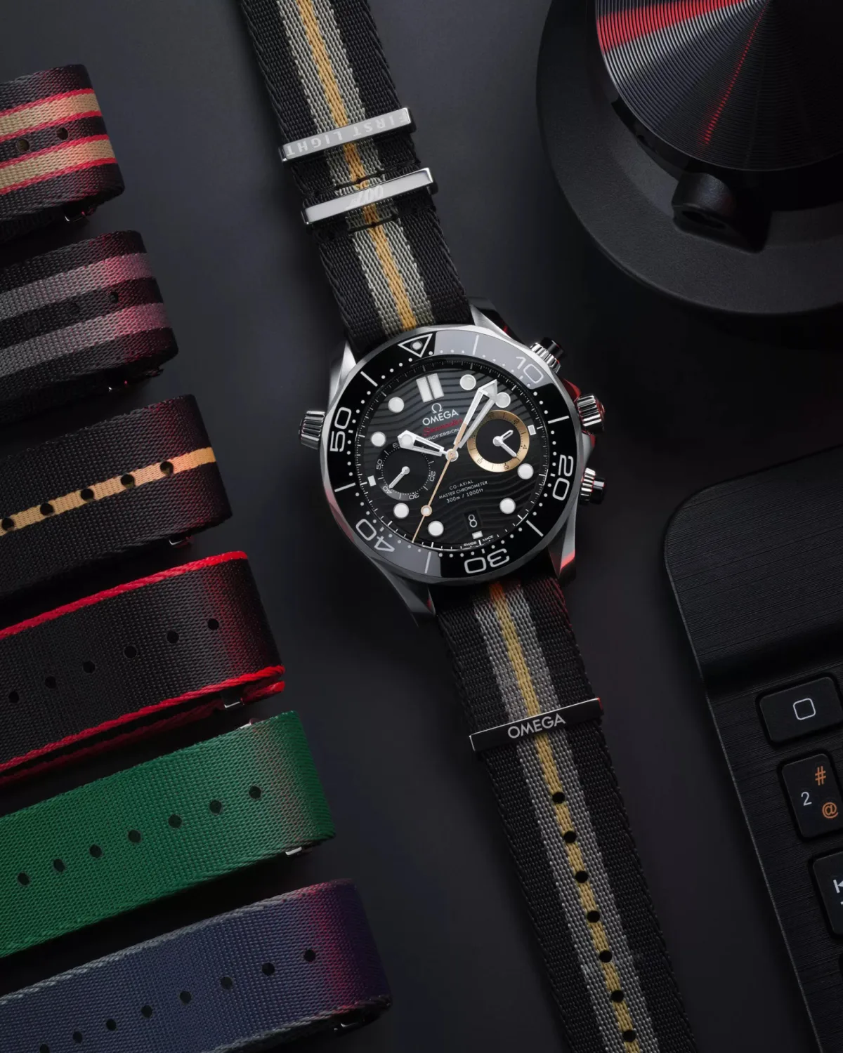 Omega Seamaster Diver 300M Chronograph with gaming device features
