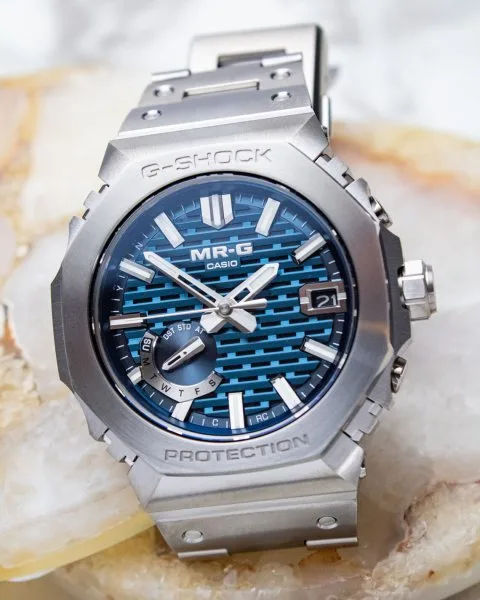 Casio G-Shock MR-G MRGB2100D-2A watch front view