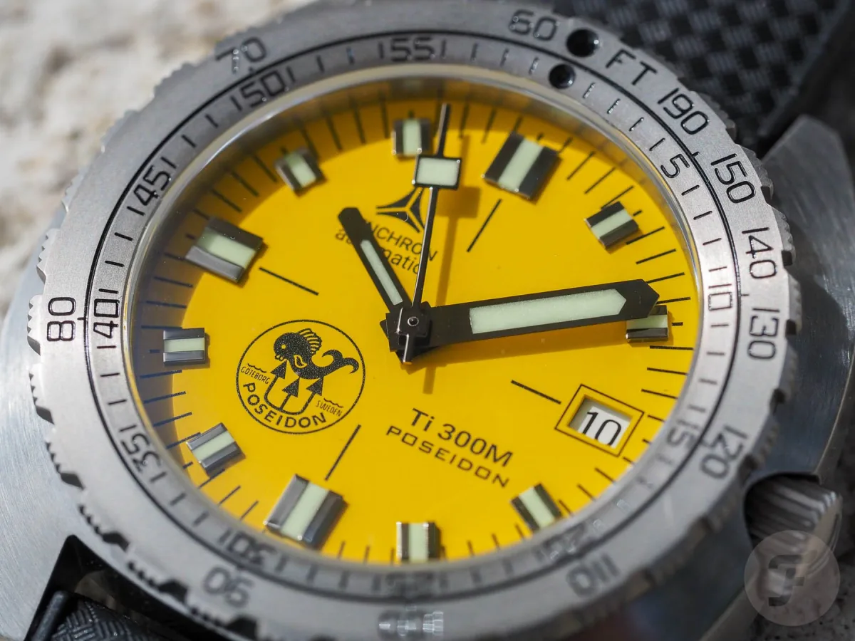 Synchron Ti300M Poseidon I Limited Edition dial detail
