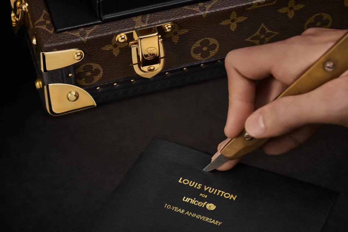 Louis Vuitton Unity Time Object in Louis Vuitton suitcase-style case