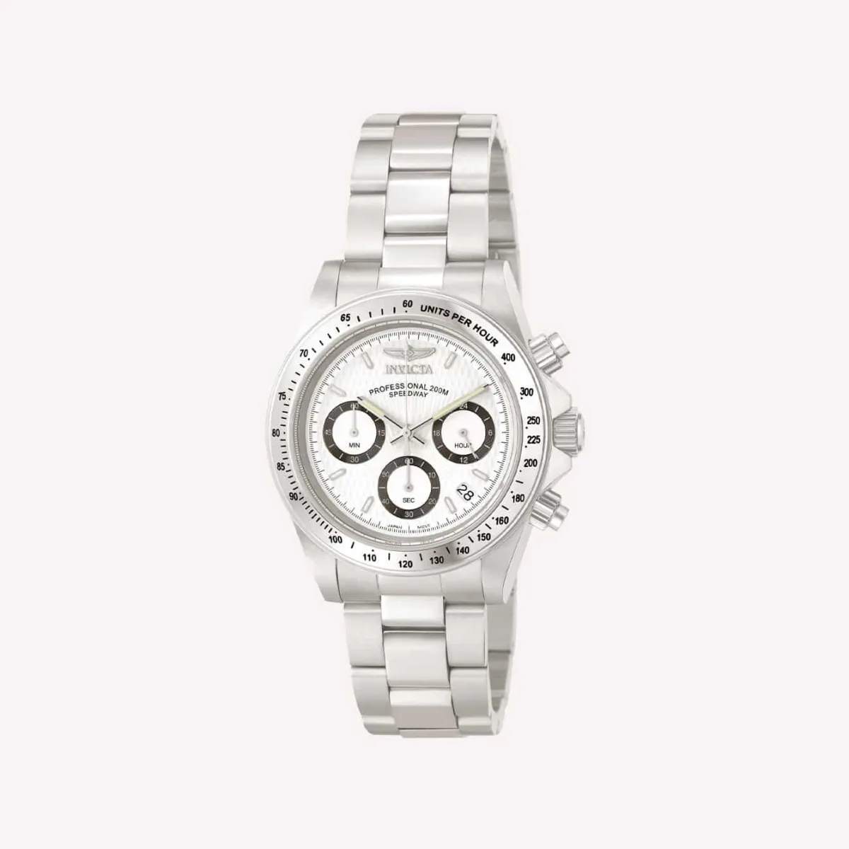 Invicta Speedway watch with tachymetric scale