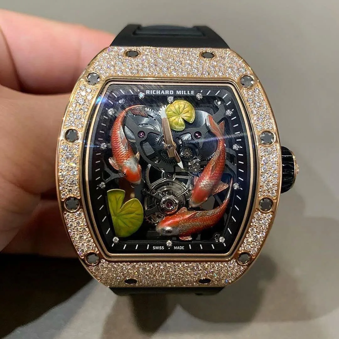 Richard Mille RMS-10 Tourbillon Koi Fish watch
