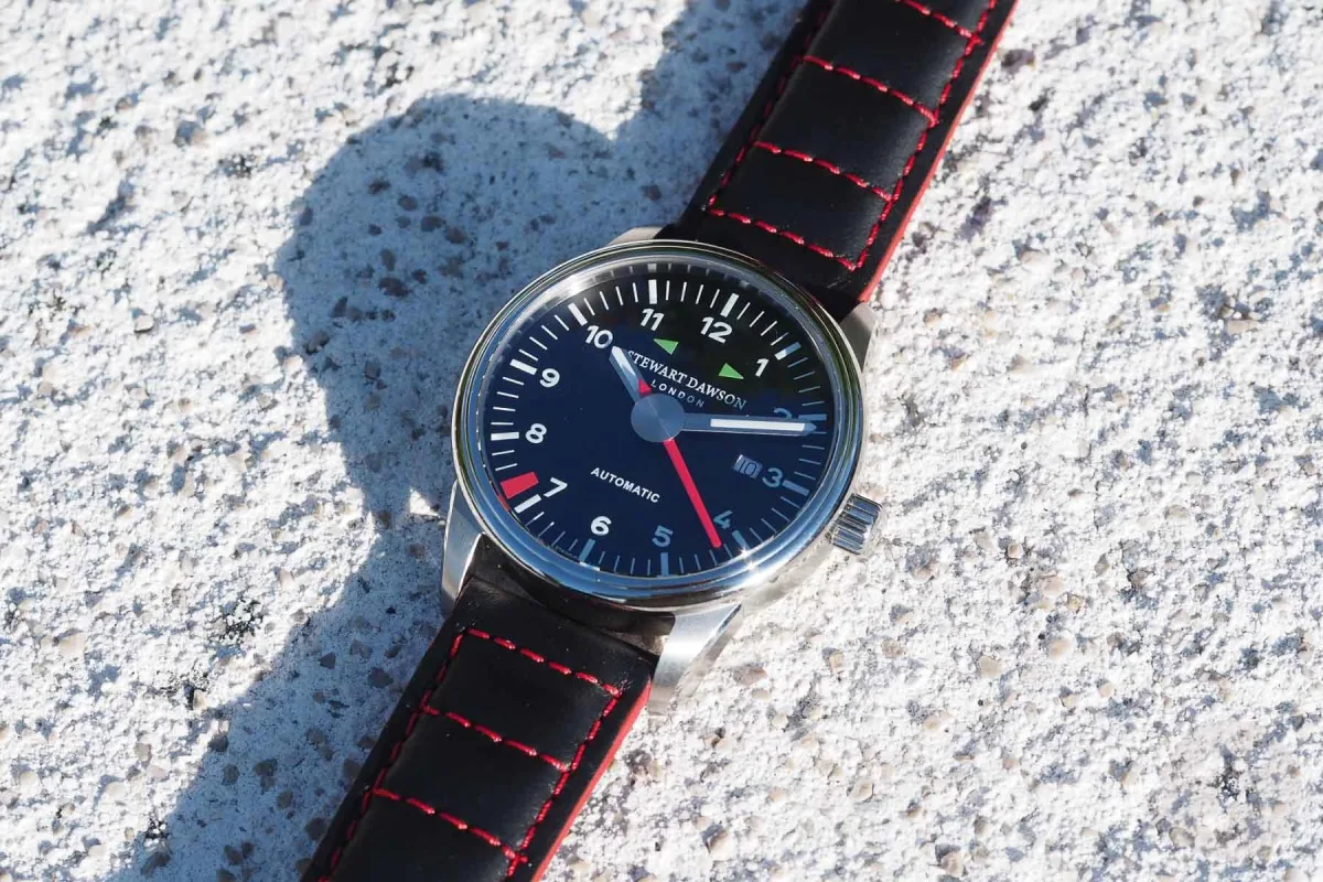 Stewart Dawson SD 911 Black watch front view