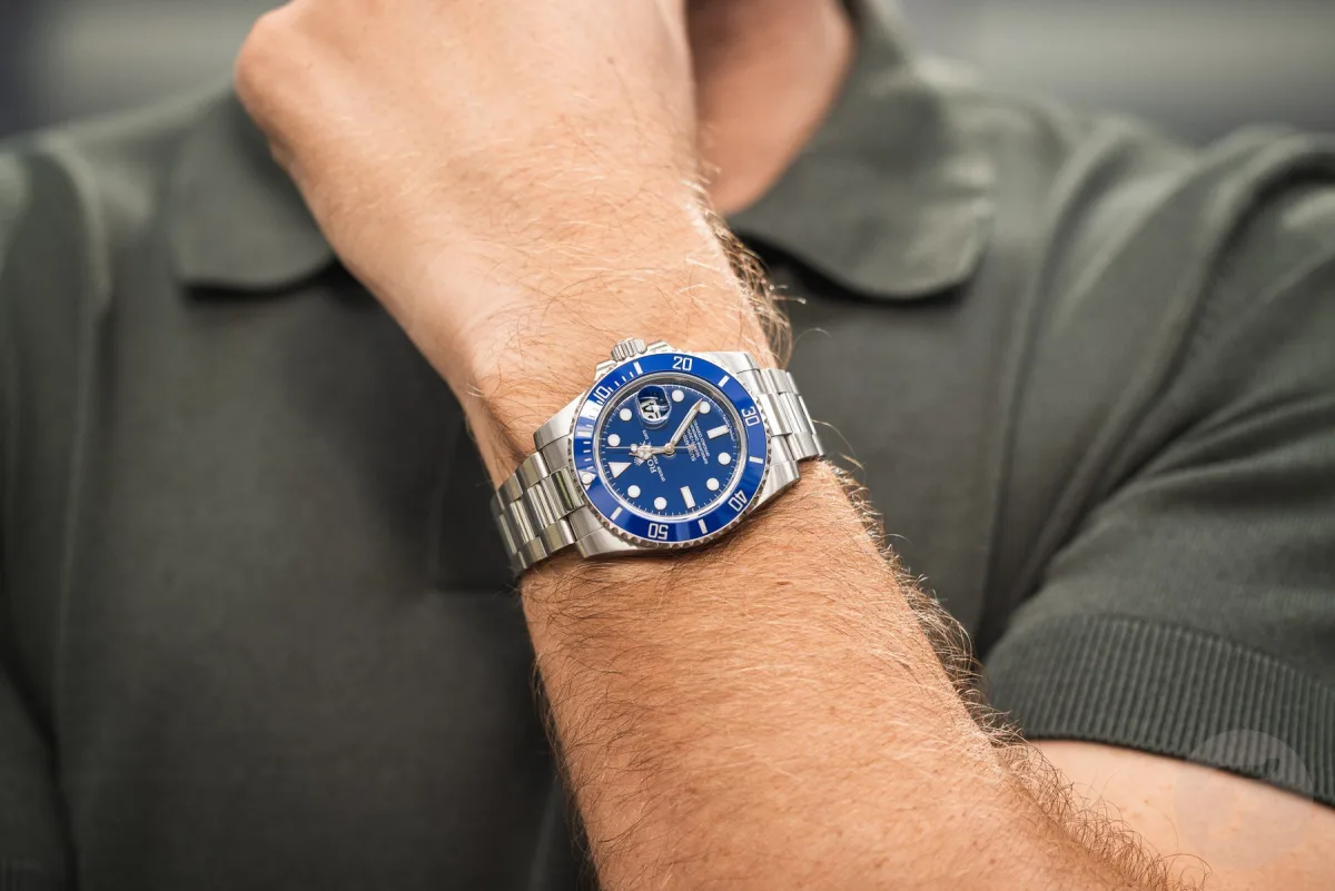 Rolex Submariner with maxi markers and Chromalight