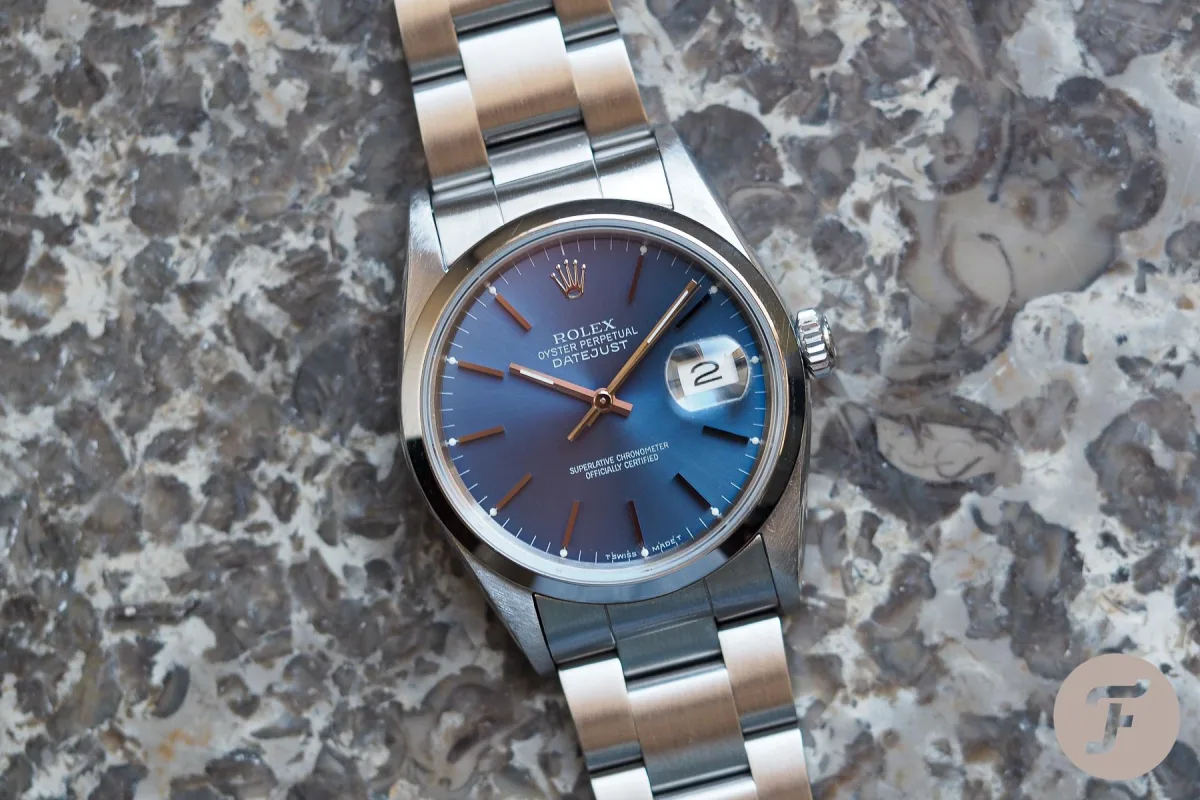 Rolex Datejust with smooth bezel