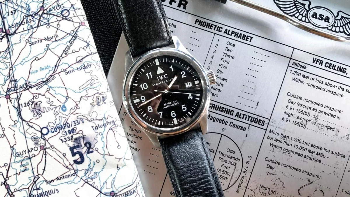 IWC Mark XV watch dial and hands