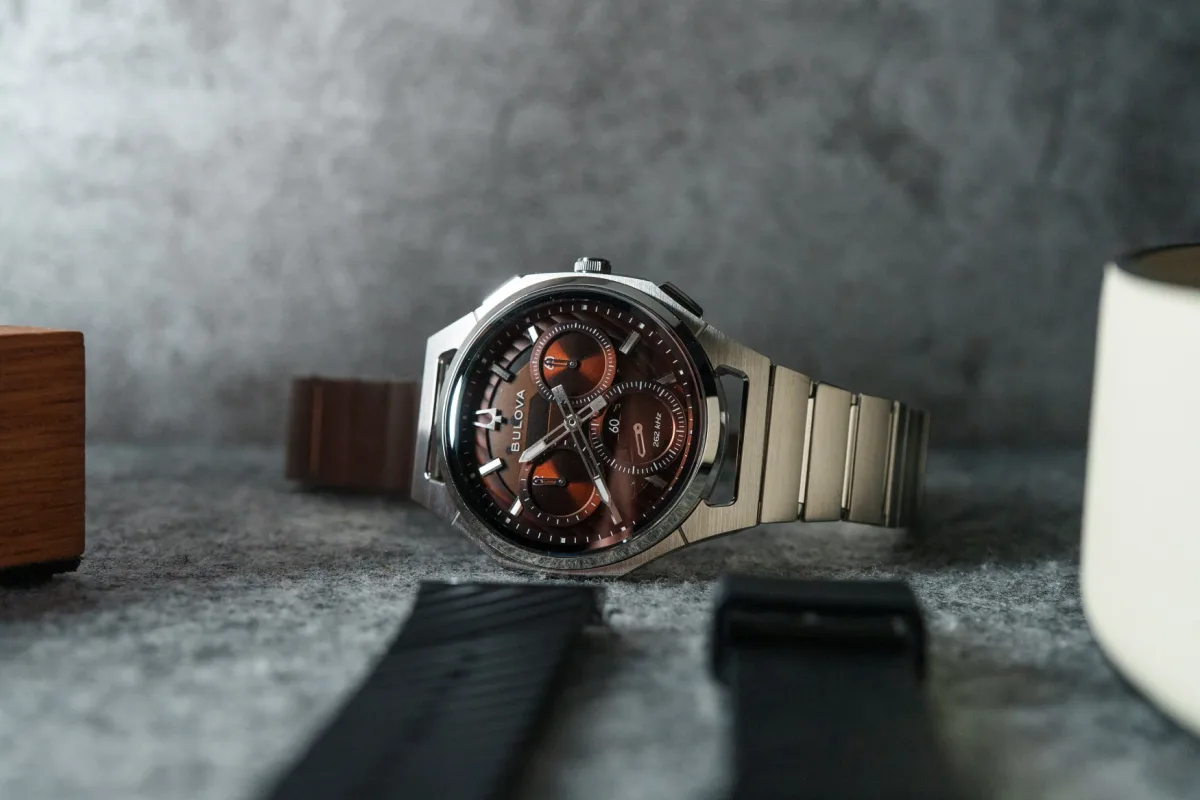 Bulova Curv 10th Anniversary watch on wrist