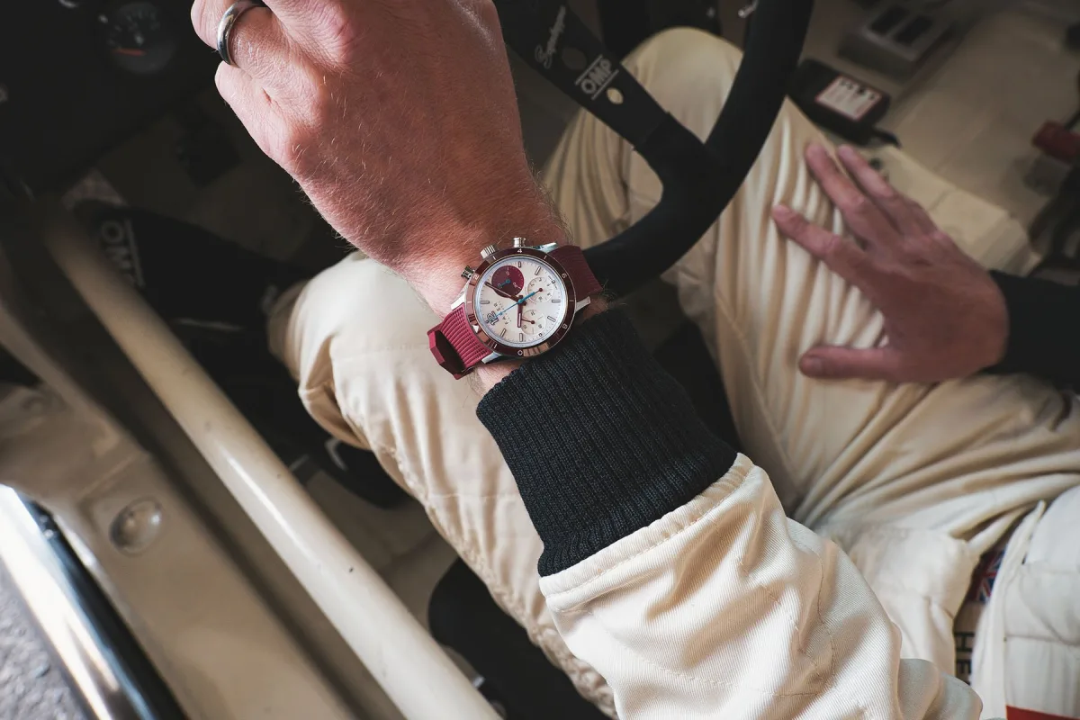 Complete set of the three Farer Racing Chronographs