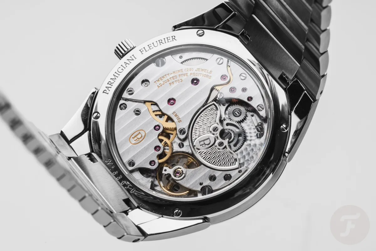 In-house movement production by Parmigiani Fleurier