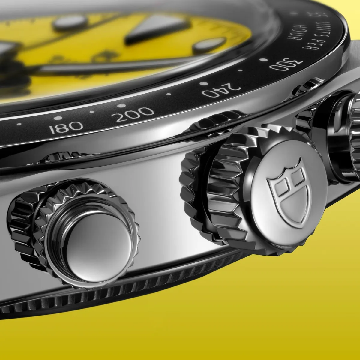 Full view of Tudor Black Bay Chrono 39 'Bumblebee'