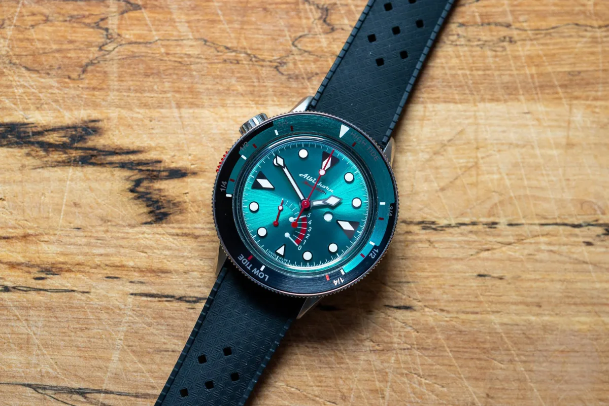 Albishorn Marinagraph Paraíba Racing bezel with tide indicator