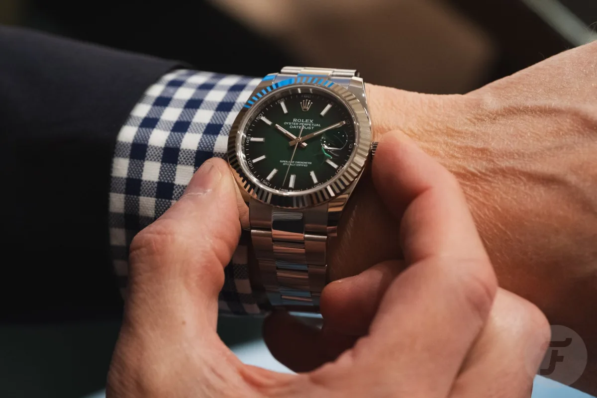 Balanced proportions on 36mm Rolex Datejust