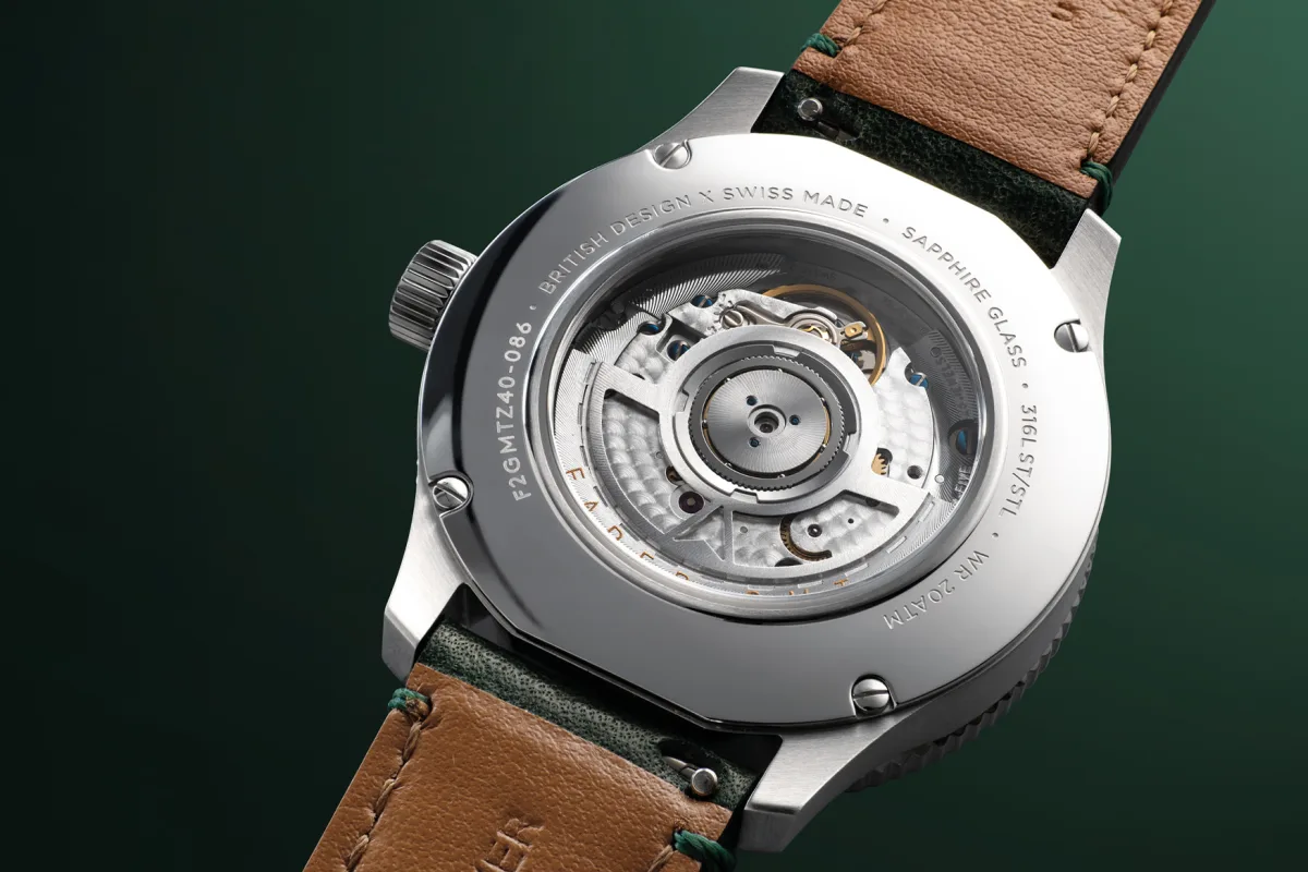 Farer GMT Bezel dial with applied hour markers
