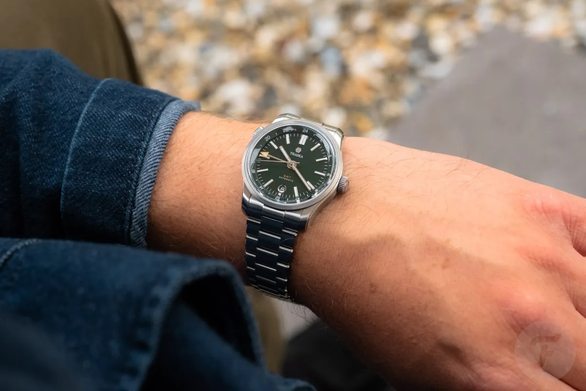 Traska Venturer GMT on wrist