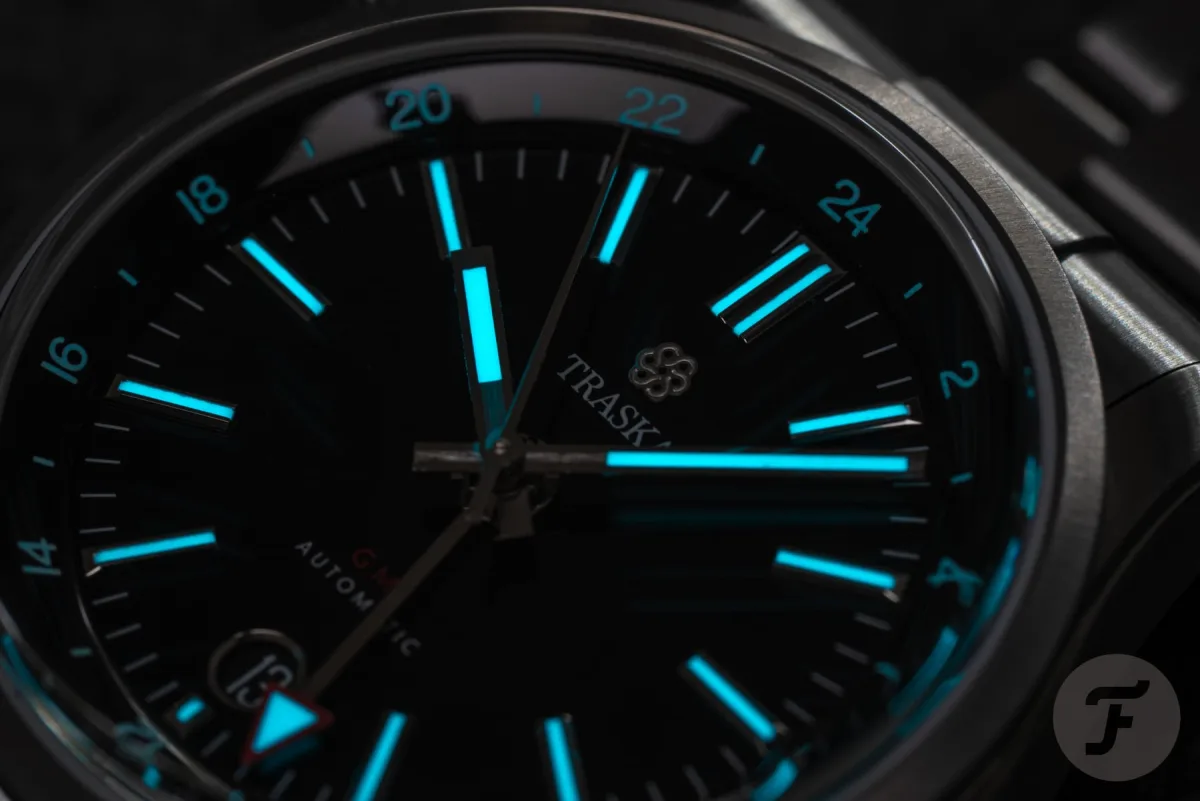 Super-LumiNova coating on Venturer GMT