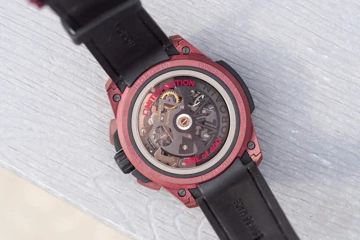 Caliber 8K movement of Norqain Skeleton Chrono