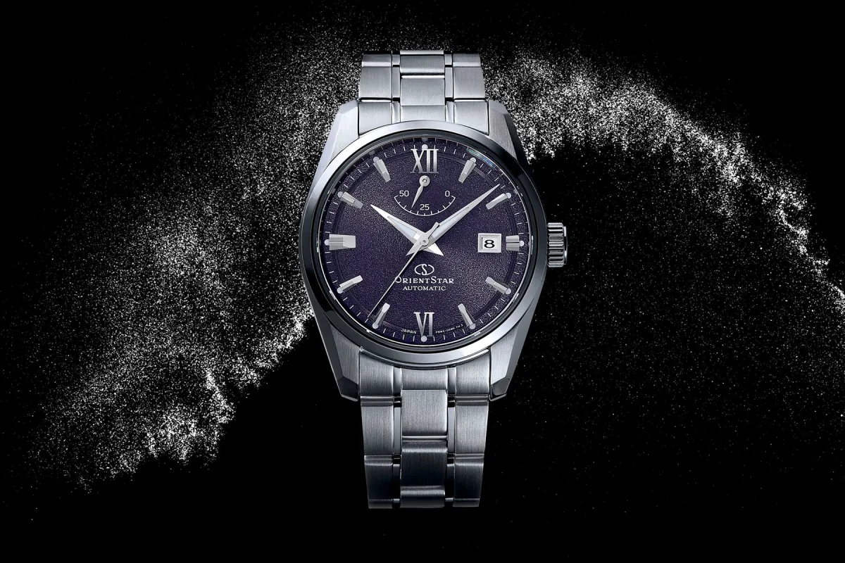 Back view of Aurora watch with engraving