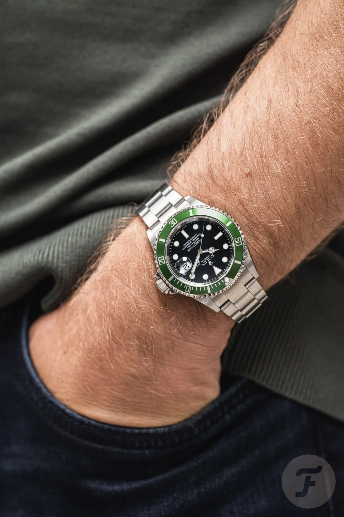 Rolex Submariner Kermit ref. 16610LV green bezel