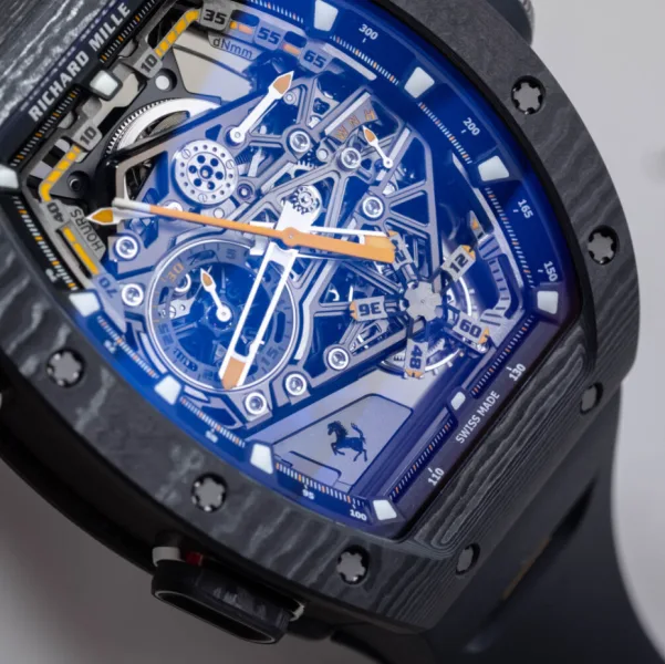 Richard Mille RM 43-01 ergonomic design on wrist