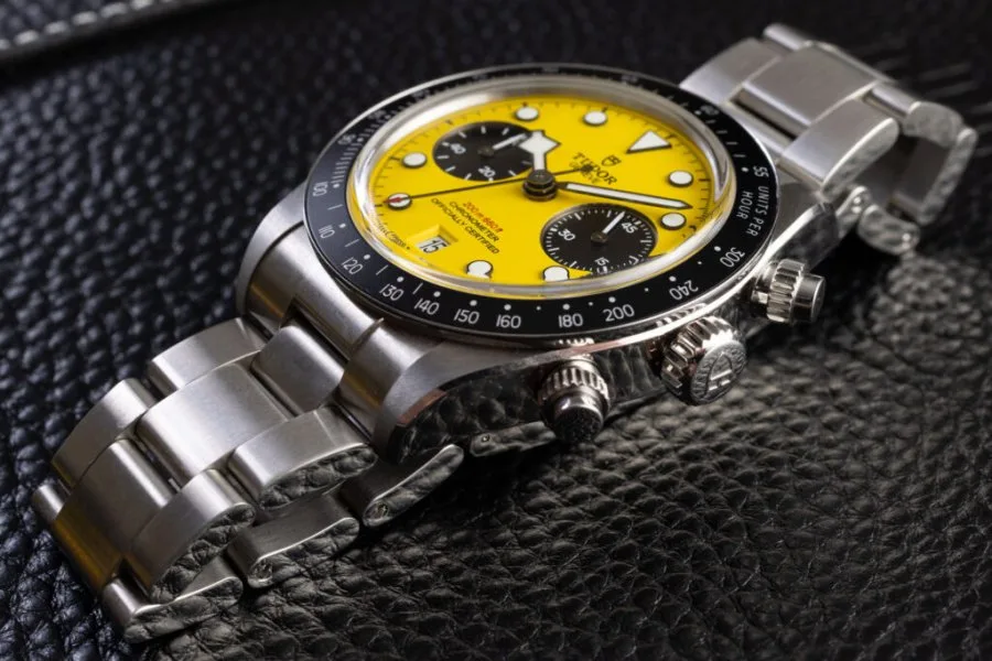 Tudor Black Bay Chrono 39 'Bumblebee' model watch