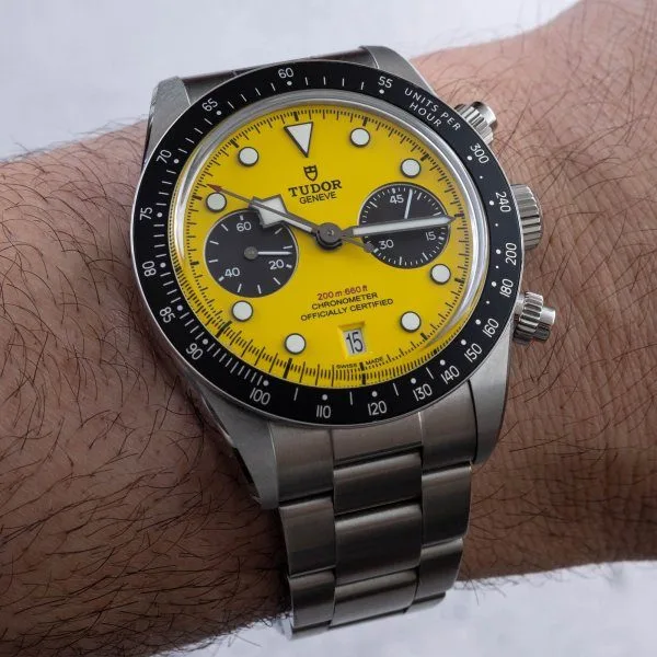 Tudor Black Bay Chrono 39 stainless steel case