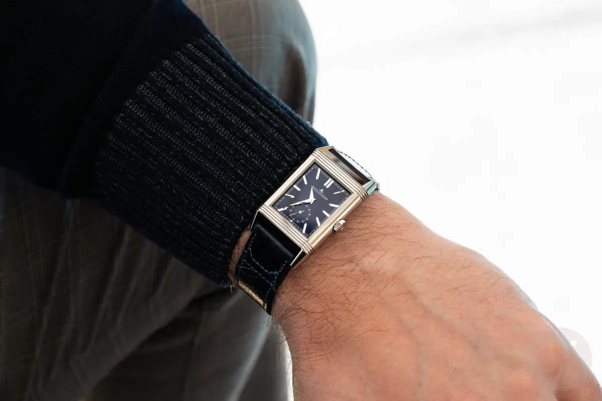 Dial of Jaeger-LeCoultre Reverso Tribute Duoface Small Seconds