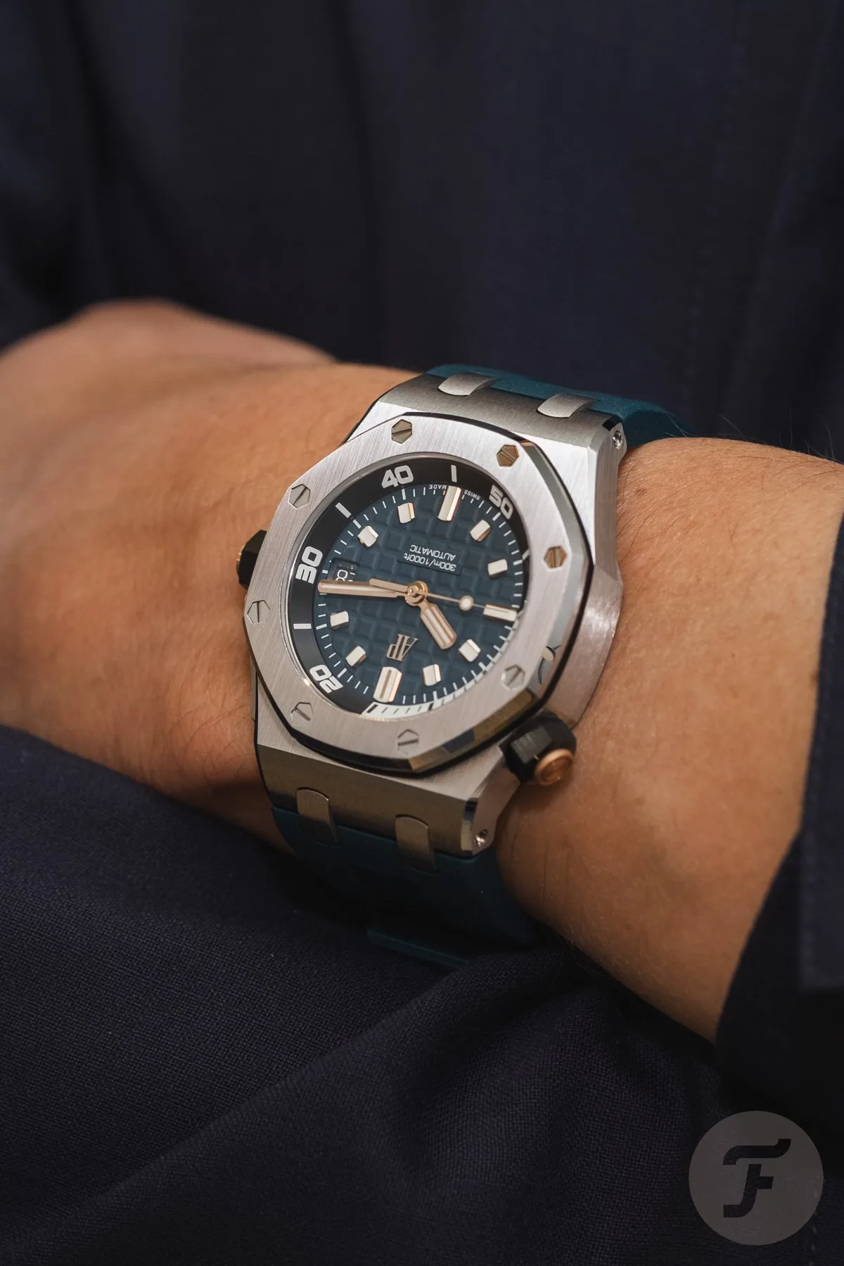 Audemars Piguet Royal Oak Offshore Diver with turquoise dial