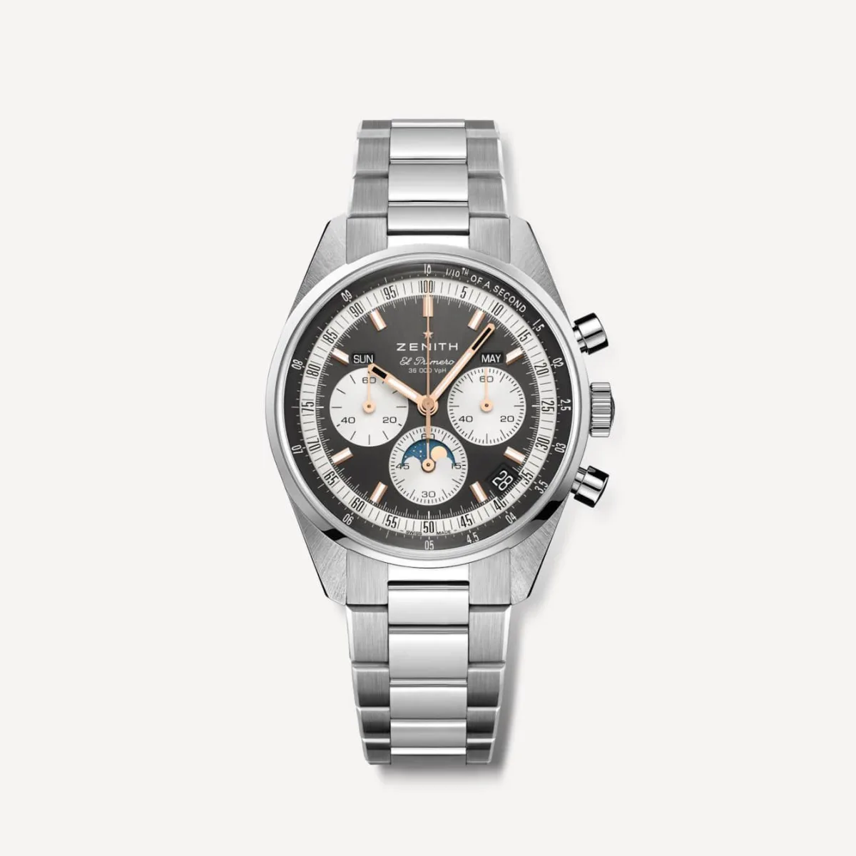 Zenith El Primero Chronomaster with panda dial