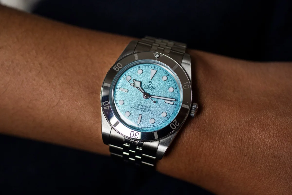 Sinn U50 B watch on fabric strap