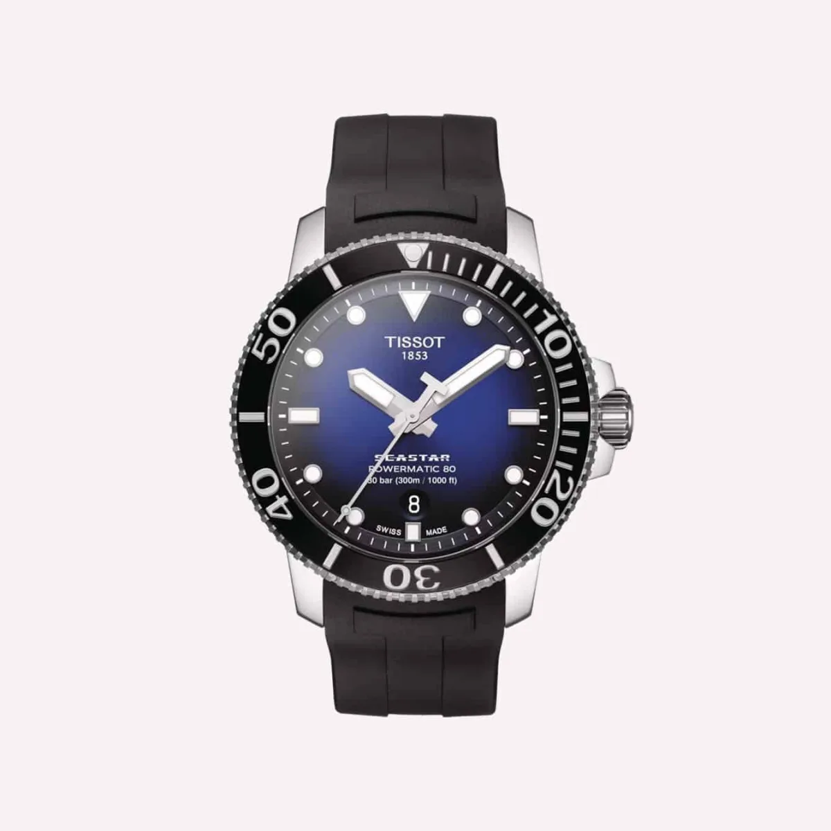 Tissot Seastar diving watch with ceramic bezel