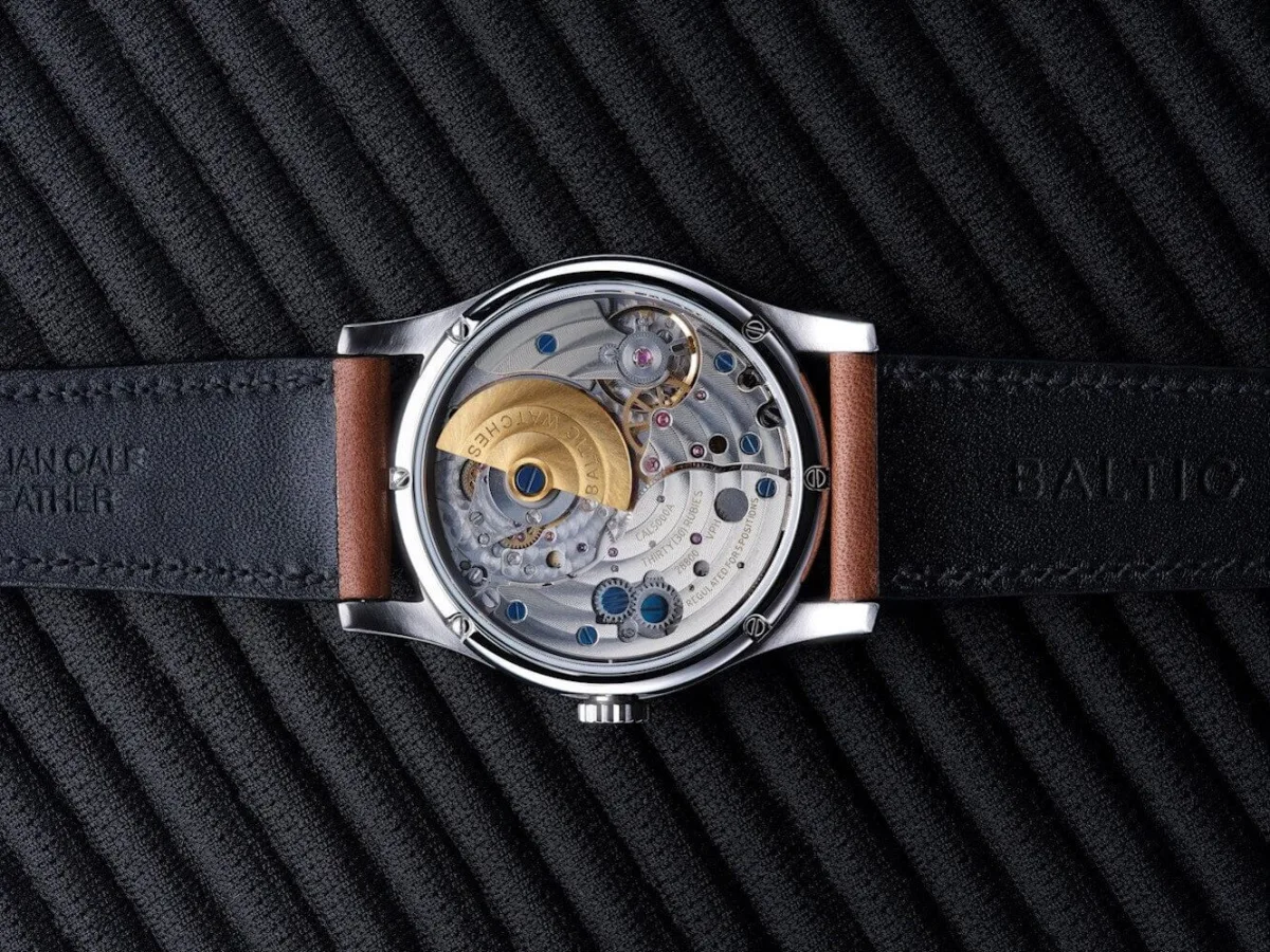 Etienne Malec with father's watch diary