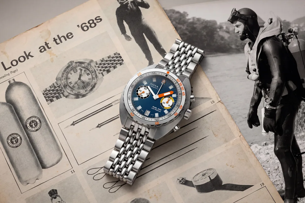 Doxa SUB 200 T.GRAPH II watch in Caribbean Blue