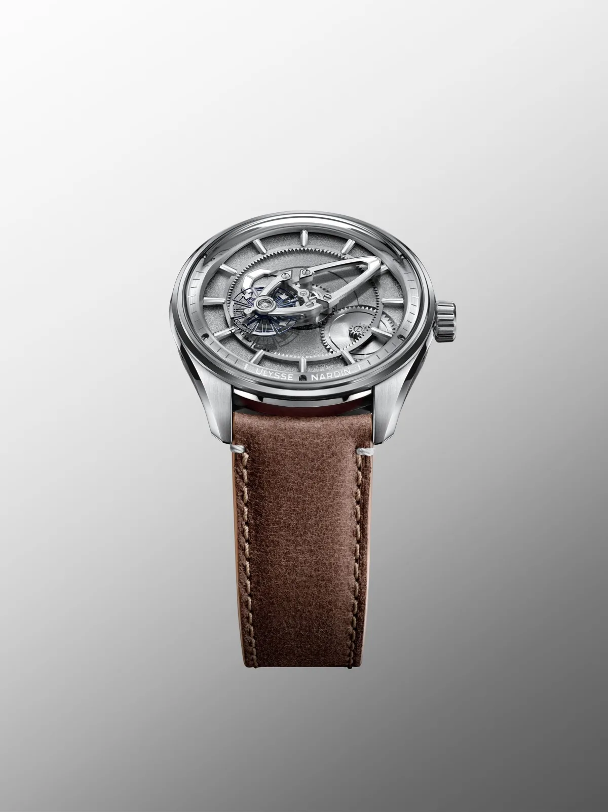 Close-up of Ulysse Nardin Freak (X) watch case and design