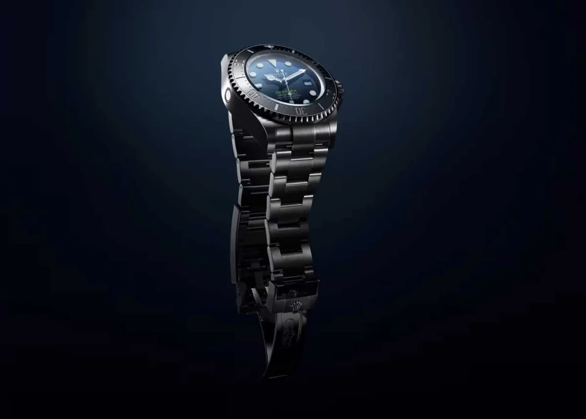 Rolex watch with sapphire crystal